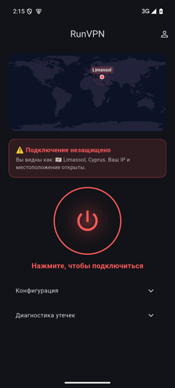 RunVPN — one tap connect